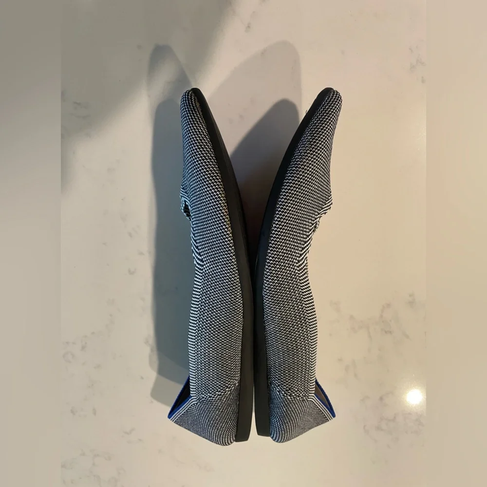 Rothy’s The Point Pebble Grey Flat , Sz 8 - Picture 5 of 13
